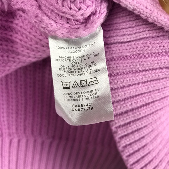 NWT Ann Taylor Purple Ombré Cardigan Size Large - Picture 8 of 9